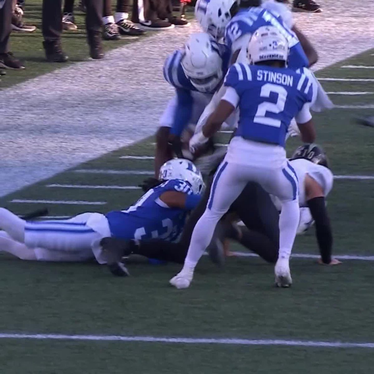 A nation-leading 16th fumble recovery by Duke 😱