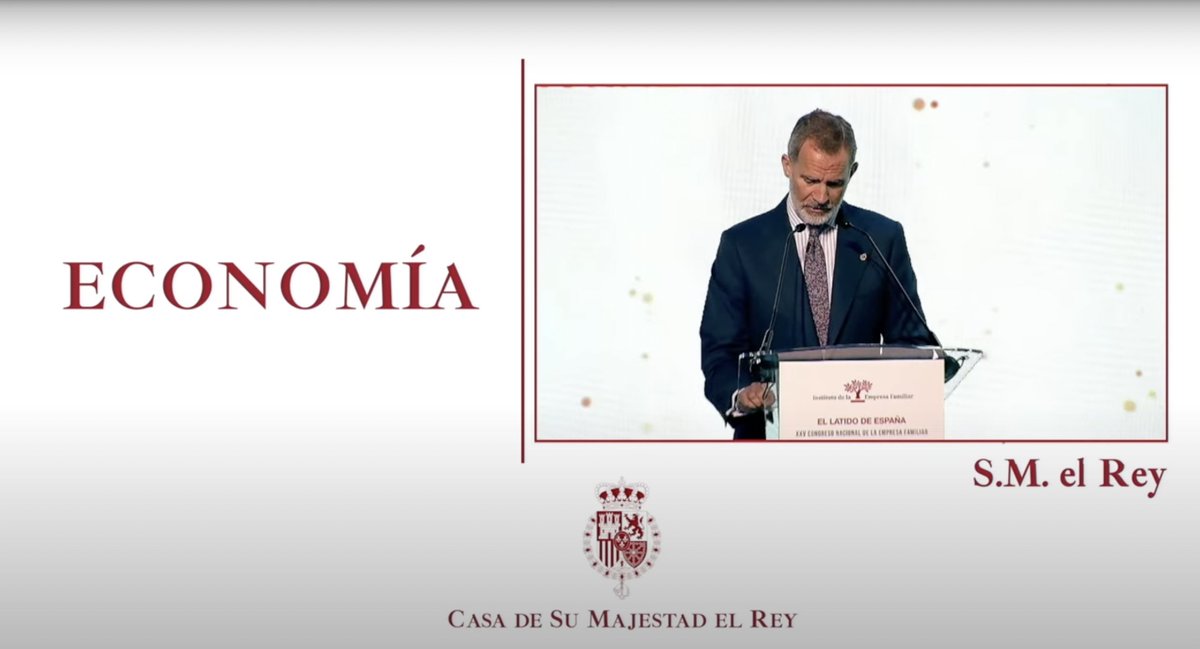▶️ Repasamos una selección de las actividades oficiales de la Familia Real en el ámbito de la #Economía, realizadas durante 2022. Vídeo resumen del resto de actividades del año, en CasaRealTV: