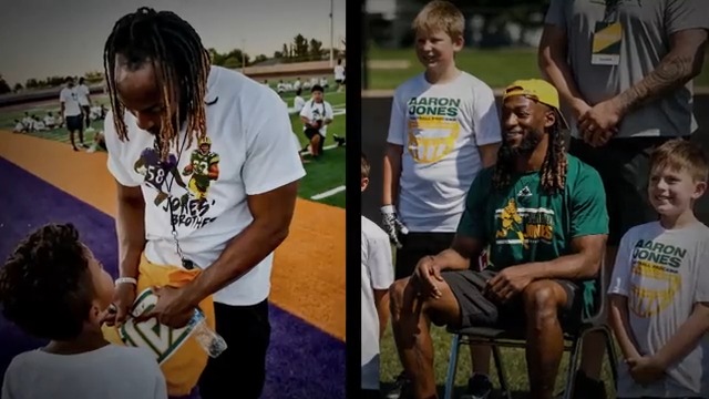 #WPMOYChallenge + Jones #WPMOYChallenge + Jones #WPMOYChallenge + Jones #WPMOYChallenge + Jones #WPMOYChallenge + Jones 🔄 RT to help Aaron Jones 3️⃣3️⃣ earn a $25,000 donation in the Walter Payton Man of the Year Charity Challenge! 🔄