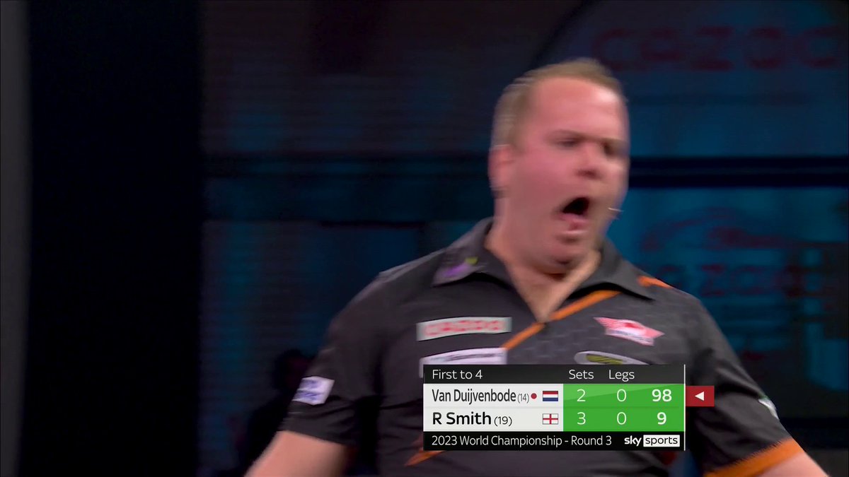 That reaction from Dirk van Duijvenbode 😅