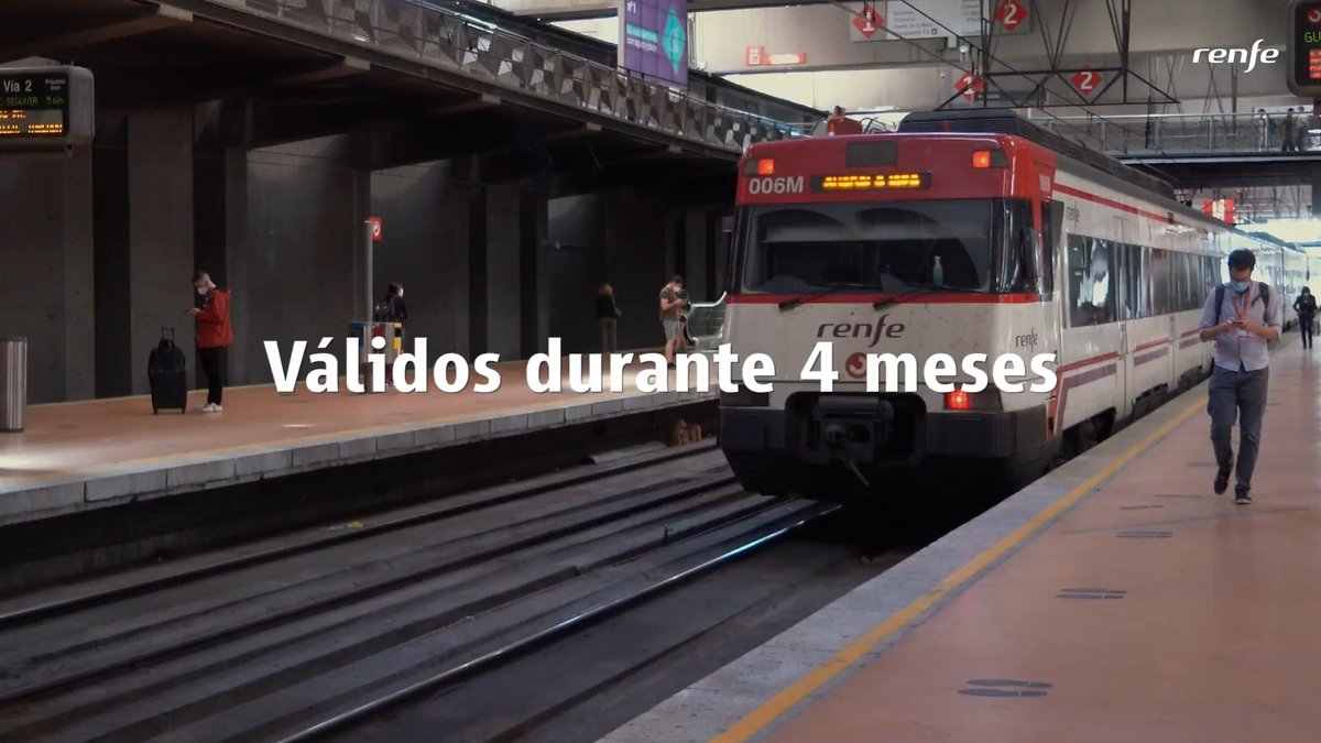 👂 Adquiere ya tu abono gratuito cuatrimestral para ➡️ Cercanías ➡️ Rodalies ➡️ Media Distancia ➡️ Ancho Métrico ➡️ 5️⃣0️⃣ por ciento de descuento en abonos Avant 💡 Recuerda, con nuestras app evitas colas y esperas innecesarias. ✔️ Toda la info