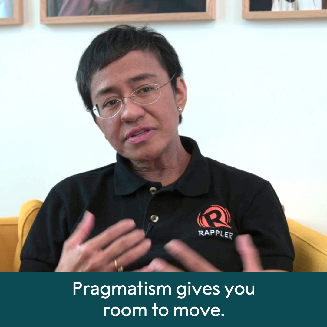 "We create the world we want." Listen to peace laureate Maria Ressa share her advice to young people. #NobelPrize #NobelPeacePrize