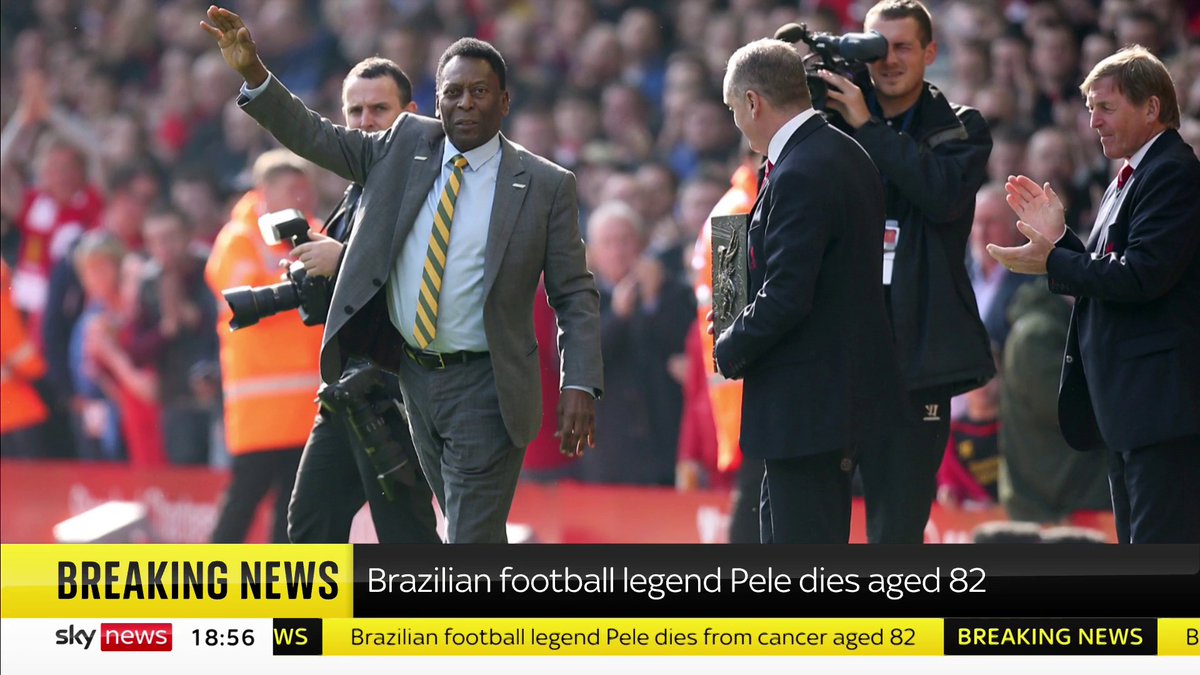 BREAKING: Brazilian football star Pele has died at the age of 82, his agent has told the Associated Press More here: 📺 Sky 501, Virgin 602, Freeview 233 and YouTube