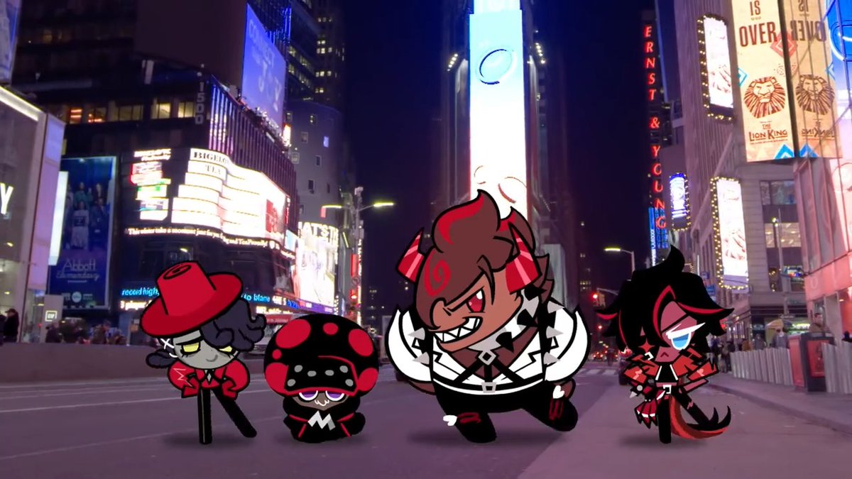 Welcome to the United States of Baddies! 😈 Do you recognize all the stops on our tour? 🌁 #CookieRun #CookieRunKingdom #BAD4 #ZZSkull #MushyP #TNT #HellHound