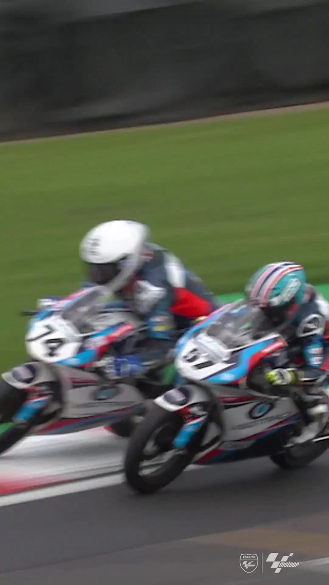 🤯 HIGHLIGHT OF THE YEAR!! Carter Brown 🇬🇧 & Johnny Garness 🇬🇧 shared victory at Donington National after this historic finish 🏍️ The first Dead Heat in 27 years! 🥇🥇 #tbt #RoadToMotoGP🏁