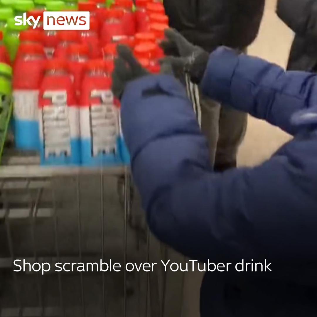 The release of a drink created by two YouTube stars has sparked chaotic scenes at some UK supermarkets. Fans were seen struggling and running to grab the beverage. Read more here: