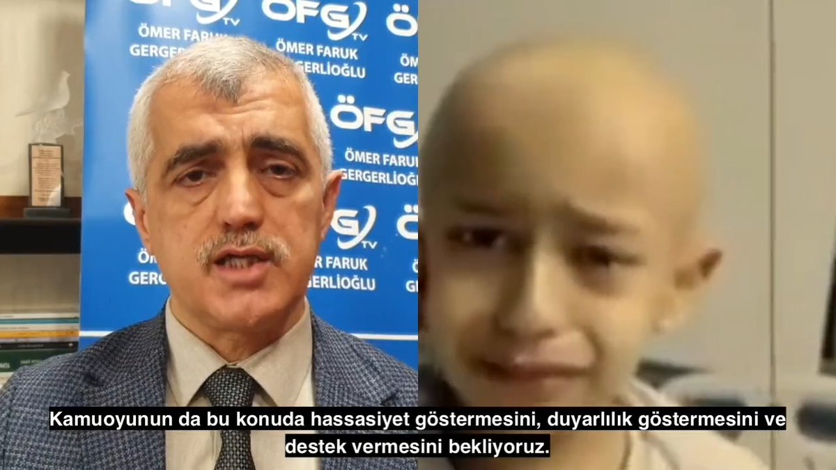 Yusuf Kerim Sayın, 6 yaşında Ewing Sarkom Kanseri, annesi de cezaevinde! 2 talebimiz var yetkililerden; Anneye çocuğu ziyaret hakkı verilsin, çocuğa yılbaşı hediyesi olsun! 2. si günleri sayılı bu çocuğun annesine onun başında olabilmesi için infaz erteleme verilsin! Recep Tayyip Erdoğan