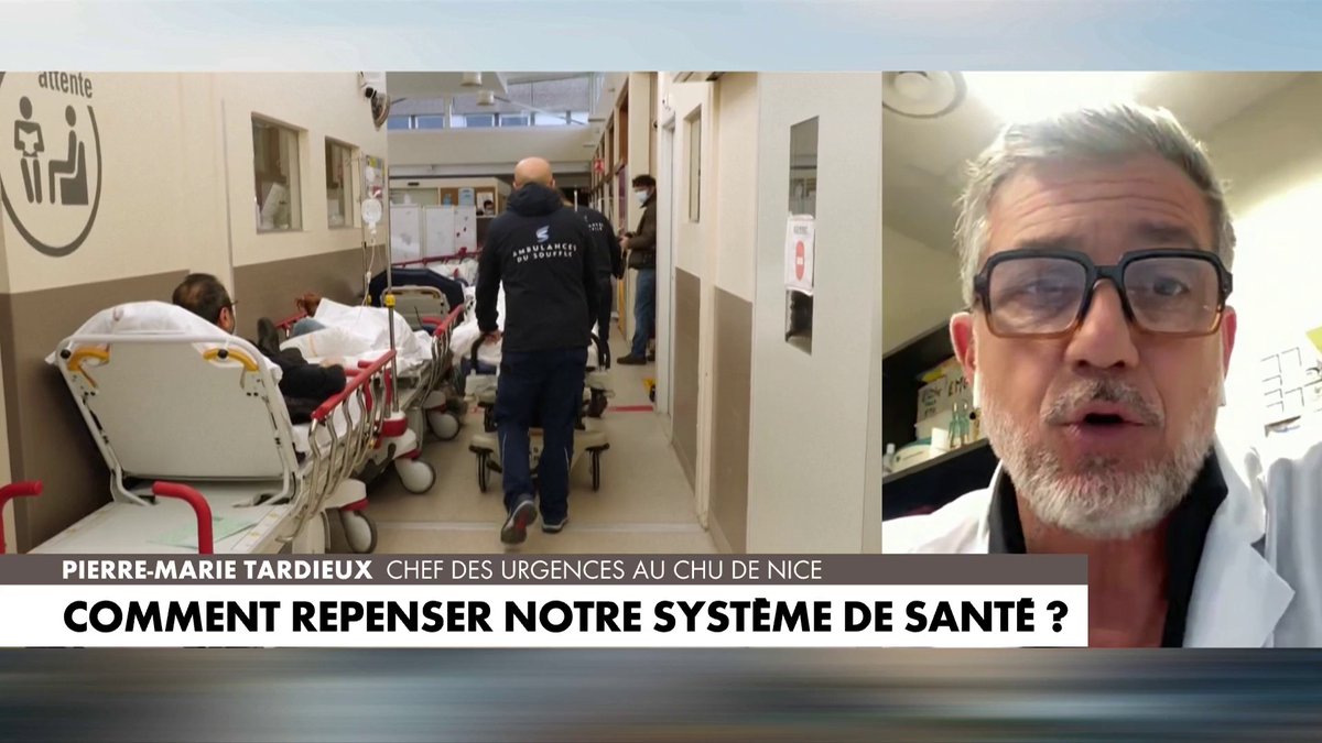 Pierre-Marie Tardieux, chef des urgences au CHU de Nice : «le problème, c’est que vous voyez un médecin pour 25 euros et que vous vous faites faire les ongles pour 30 euros», sur #LaBelleEquipe