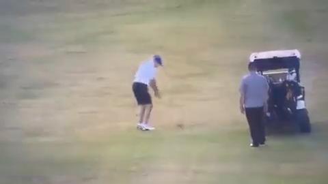Joe Biden is spotted in public for the first time on his vacation to the Virgin Islands as he played a round of golf. Biden has spent 280 days of his presidency on vacation.