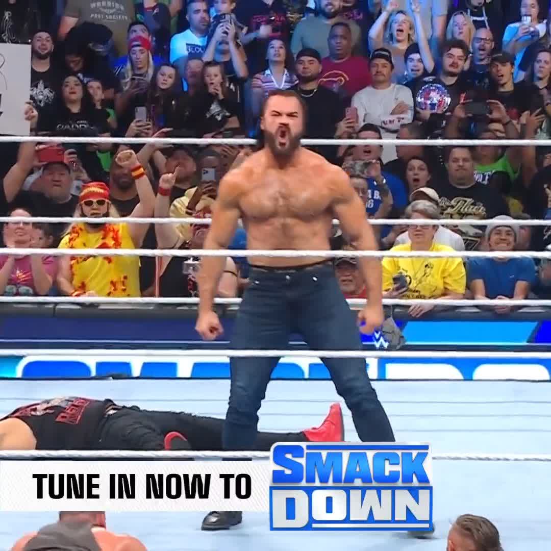 .Drew is back and he's taking out #TheBloodline! #SmackDown