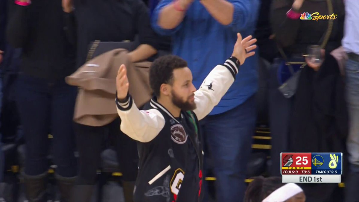 TY JEROME DOING HIS BEST STEPH AND JP IMPRESSION