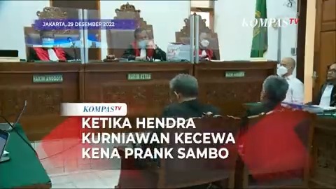 Brigjen Hendra Kurniawan, mengaku dirinya sudah berkorban untuk Divisi Profesi dan Pengamanan (Propam) Polri selama belasan tahun. Andai dia tahu bahwa skenario tembak menembak hanya 'prank' Ferdy Sambo, maka Hendra tidak akan ikut serta dalam pemusnahan CCTV.