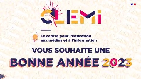 Nous vous souhaitons à toutes et tous une très bonne nouvelle année ! En 2023, dans quelques mois, le #CLEMI aura 40 ans. 4 décennies d’#ÉducMédiasInfo pour vous et avec vous. Le CLEMI c’est un réseau, le CLEMI c’est vous aussi ! #CLEMI40ansEnsemble