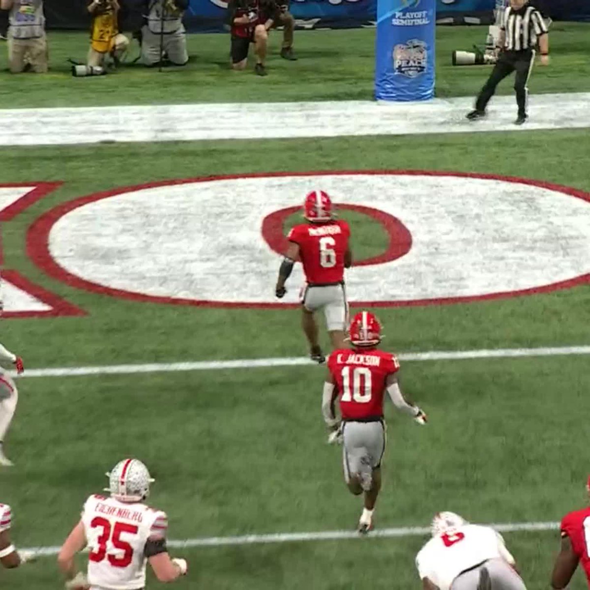 GEORGIA ANSWERS RIGHT BACK 😤 #CFBPlayoff