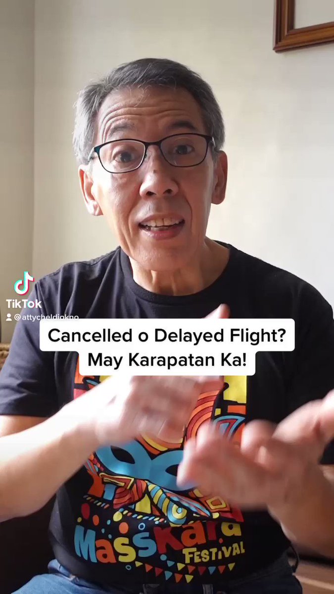 Delayed or cancelled flight? May karapatan ka! Legal tips by Chel Diokno #NAIA #LegalLifehack #AirTravel #DelayedFlight #AirPassenger