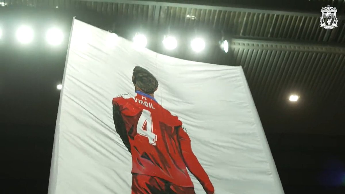 “He’s cemented himself in the history of the club now.” The banner makers from Spion Kop 1906 have helped create a special tribute for Virgil van Dijk. Our colossus ✊