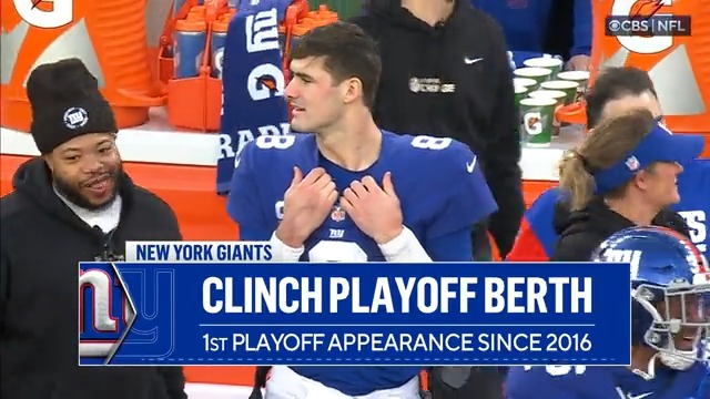 The New York Giants are in the #NFLPlayoffs!