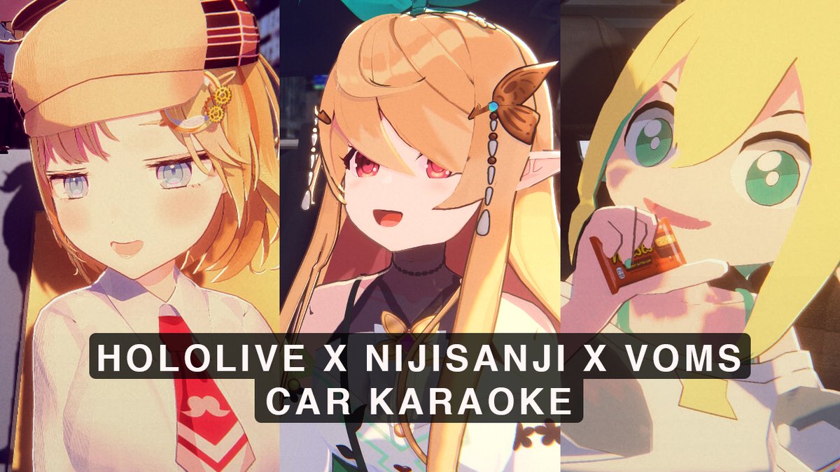 Car Karaoke Time! Hololive X Nijisanji X VOMS 4K #miko_Art #ほしまちぎゃらりー #soraArt #絵ーちゃん #つのまきあーと #トモシ画 #シオンの書物 #祭絵 #みおーん絵 #laplus_artdesu #pikart #Luillust #百鬼絵巻 #ねねアルバム #プロテインザスバル #サロメ百万展