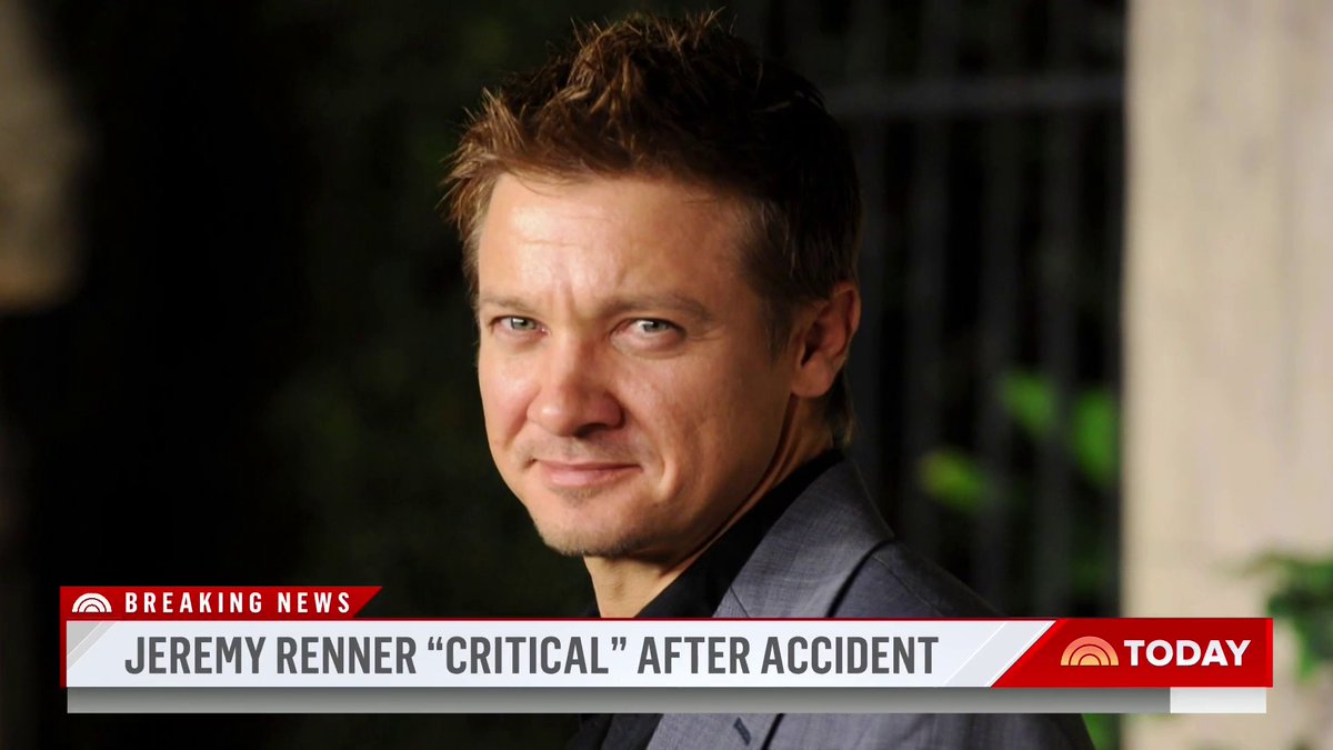Jeremy Renner has been hospitalized in "critical," but stable condition after a snow plowing accident. A rescue flight was needed to get him to the Reno-area hospital. NBC was also told that his family is at his side as he recovers. Kristen Dahlgren provides more details.