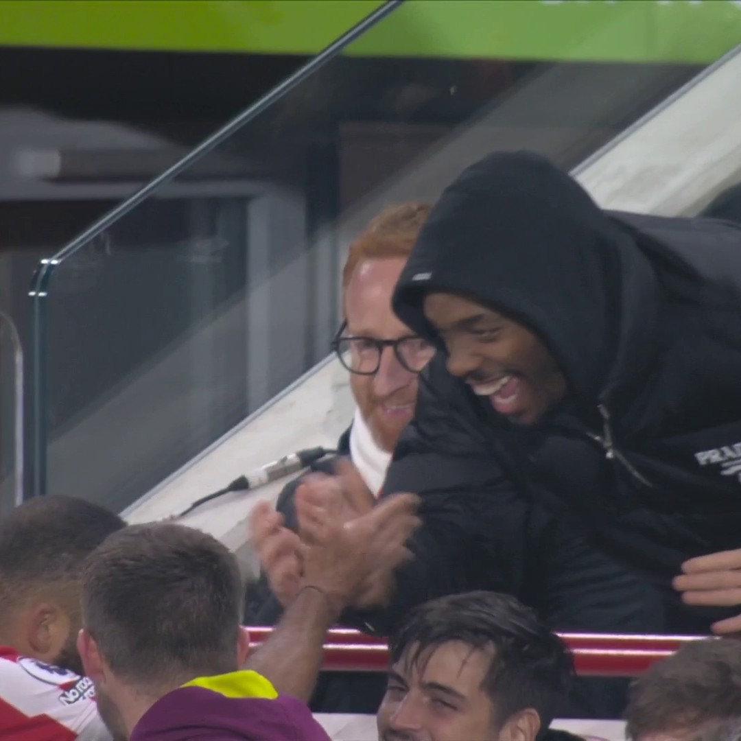 Toney absolutely loved that Mbeumo performance 🤝