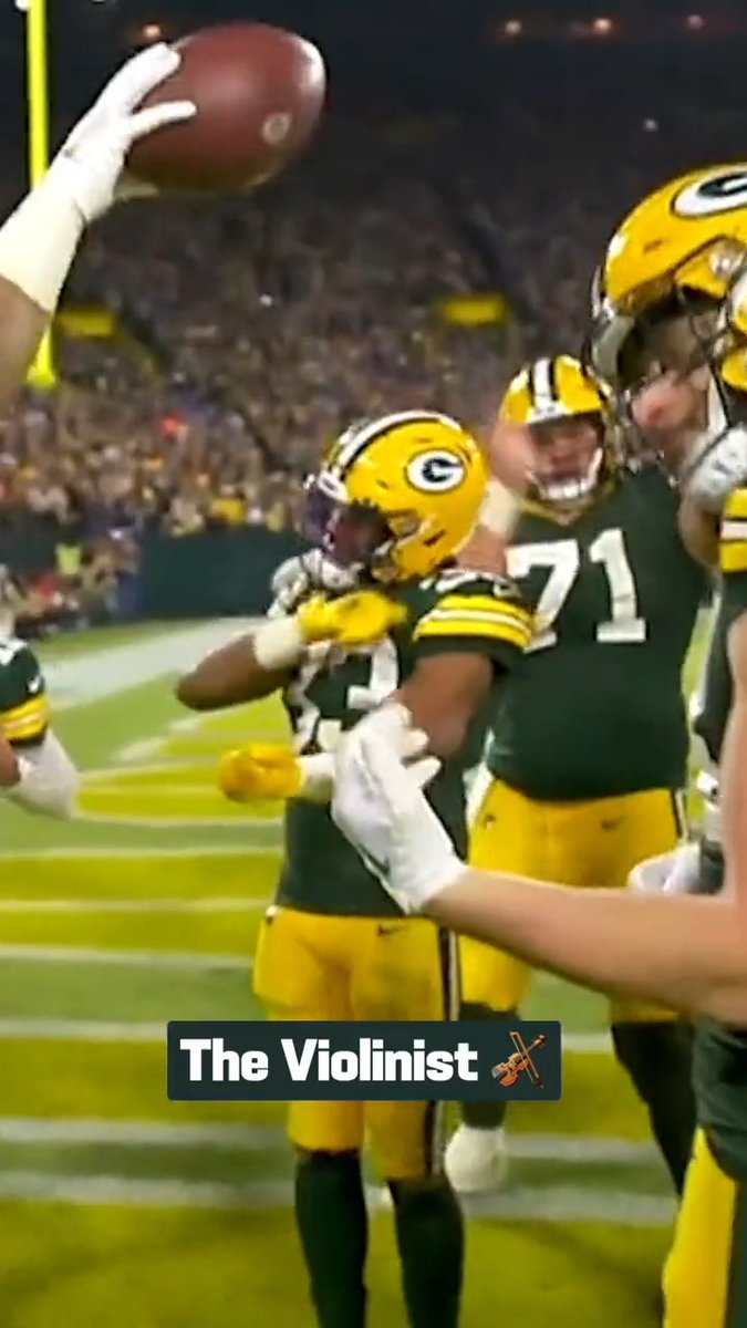 The Green Bay Packers orchestra celebration gets funnier after every watch. 😂