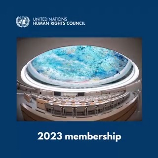 The United Nations Human Rights Council is made of 47 Member States. It meets at United NationsGeneva. Here is the 2023 membership of the Council⬇️