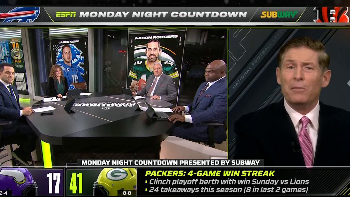"Who they've become, you can make a case for the Packers being the best team in the NFC." Steve Young with some high praise for the Packers 👀