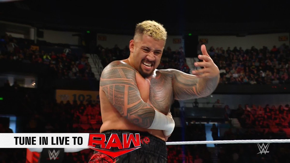 HARDY gets in on the action on #WWERaw! HARDY just blasted Solo with a guitar and, well ... take a look! 😓
