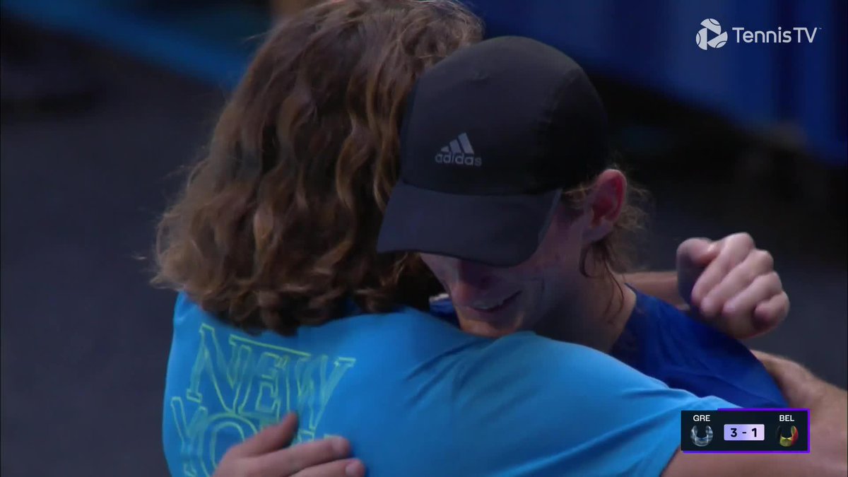 This. Is. #UnitedCup 🇬🇷 Look what it means to Stefanos Sakellaridis and the fam that is Team Greece!