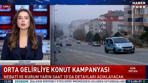 Orta gelirliye konut kampanyası... Bakan Nebati ve Kurum yarın saat 10'da detayları açıklayacak. Kredi faizinin %1'in altına çekilmesi bekleniyor.