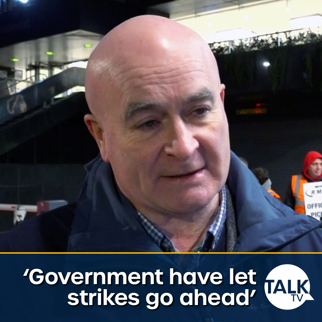 Speaking from the picket line, Mick Lynch blames the Government for this week's rail strikes. Who do you think is to blame?