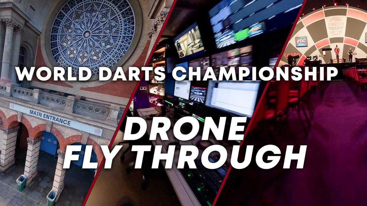 The calm before the storm... 96 came, just two remain. Ally Pally like you've never seen it before 🤩