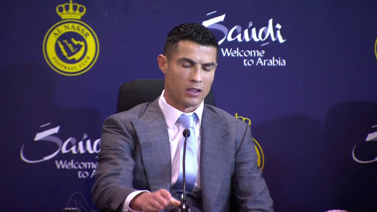 Ronaldo seems to think he’s playing in “South Africa”