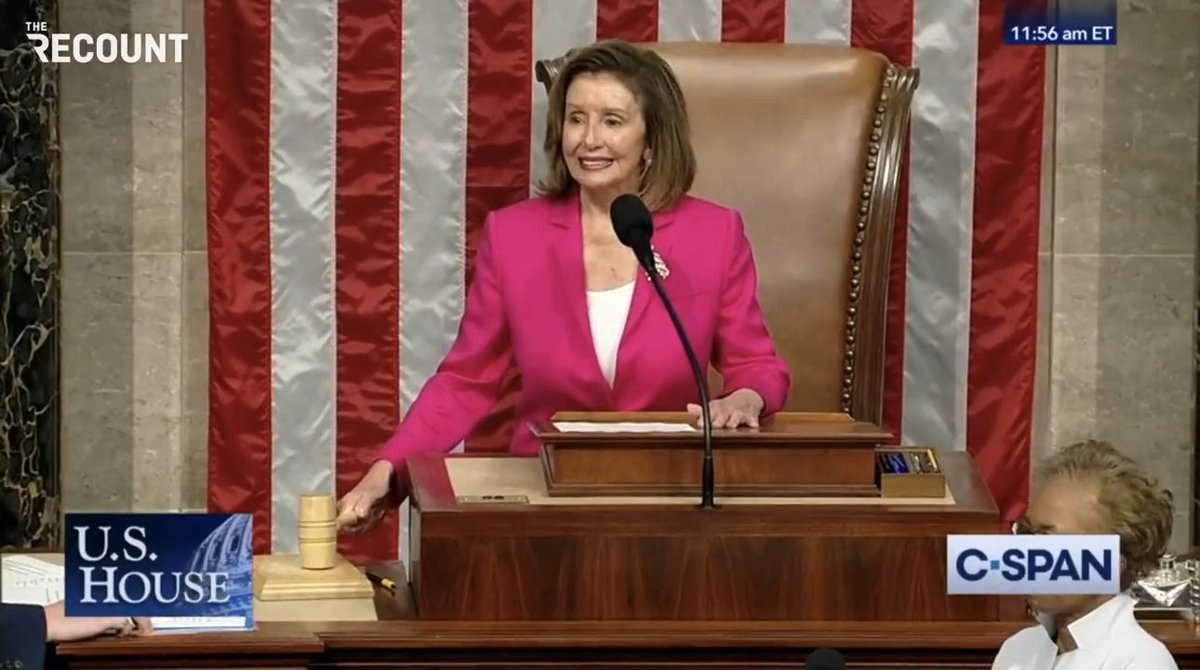House Speaker Nancy Pelosi adjourns the 117th Congress, ending her time as Speaker and nearly two decades in House leadership.