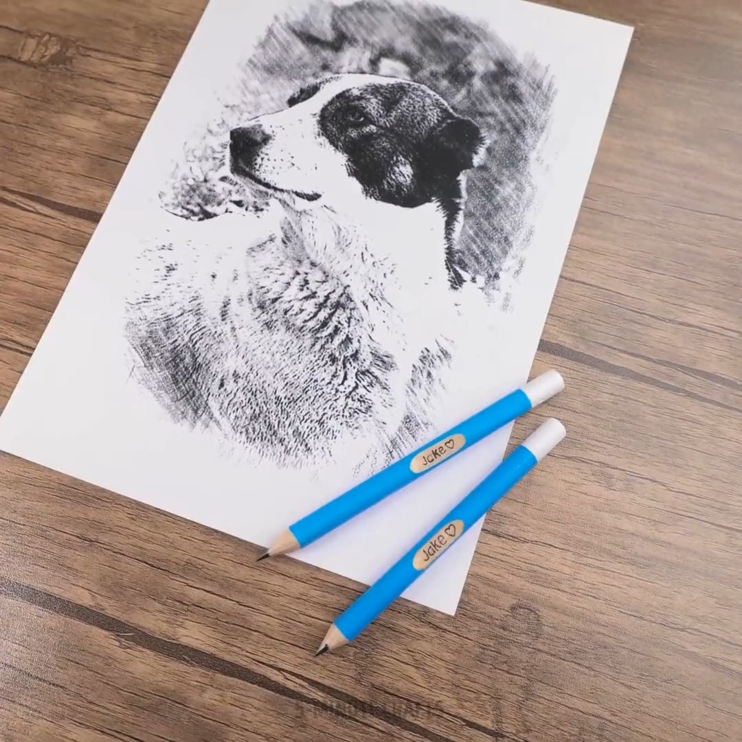 In memory of a beloved dog! #memory #dog #art