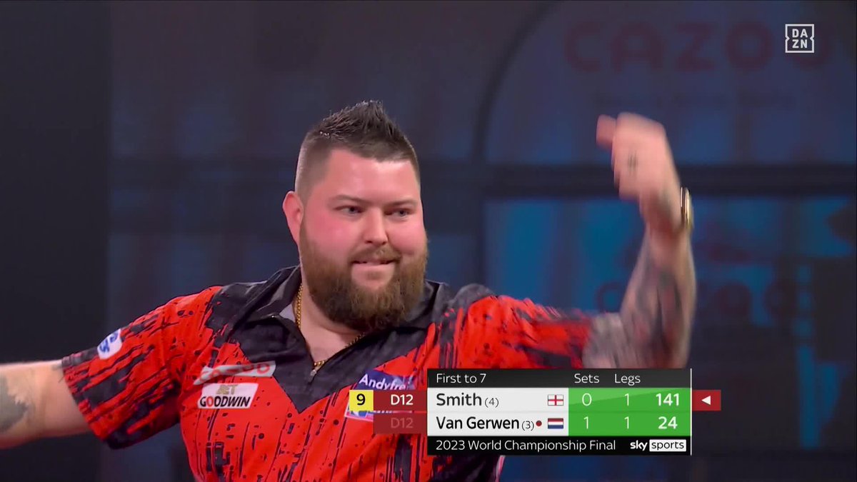 Die 8 Perfekten von MvG und natürlich der 9er von Michael Smith nochmal zum genießen 😍 #DARTZN #DartsWM