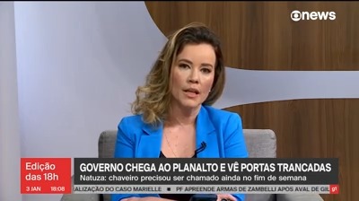 🚨BRASIL: Natuza Nery diz que quando a equipe de Lula chegou no Planalto, se deparou com todas as portas dos gabinetes, inclusive a sala do presidente fechadas. Bolsonaro junto com o grupo dele, levaram as chaves embora. Então, precisou chamar um chaveiro.