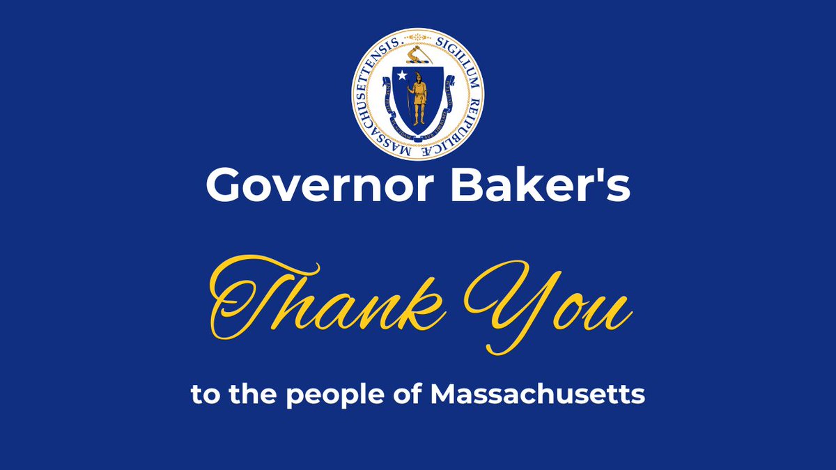 Over the past 8 years the kindness and generosity of the people of Massachusetts were on full display. Lt. Governor Kim Driscoll and I got a front row seat. It's what makes our people special. And it's the foundation on which we can continue to build great communities and a great Commonwealth.