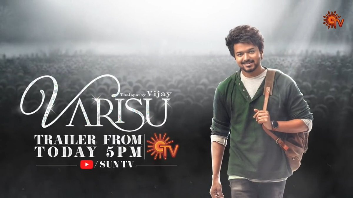 Countdown Starts Nanba.. 4 Hours To Go.. #VarisuTrailer Loading.. #SunTV #ThalapathyVijay #Varisu Vijay Sri Venkateswara Creations Vamshi Paidipally thaman S Rashmika Mandanna Seven Screen Studio #Varisu #VarisuPongal