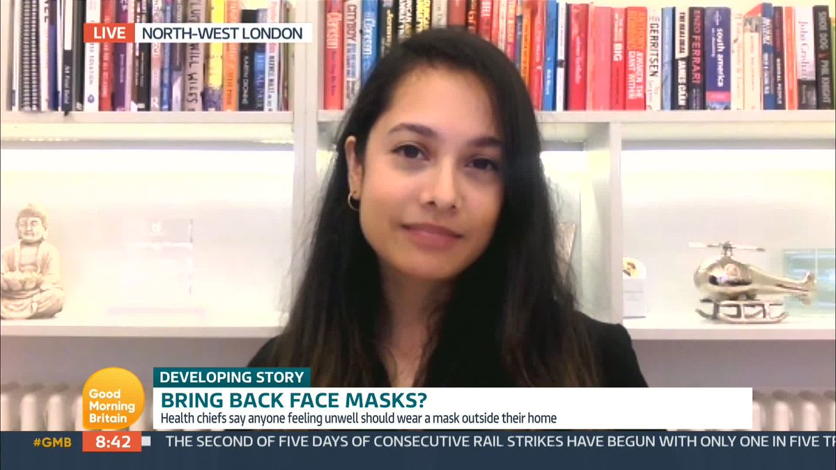 Is it time to bring back face masks? Dr Colin Axon tells Susanna Reid and Richard Madeley that the highest quality review evidence shows 'quite clearly that there's no measurable effect at all.'