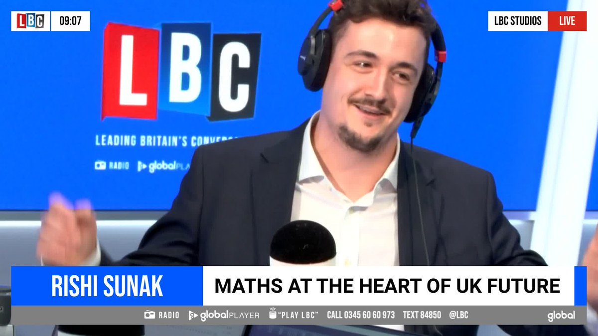 After LBC Reporter Henry Riley says he 'surprisingly' got an A in GCSE maths at school Nick Ferrari puts him on the spot.