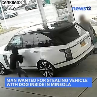 WANTED 🚨 Nassau police are looking for a male suspect who stole a vehicle from a woman while she was pumping gas in #Mineola - #longisland