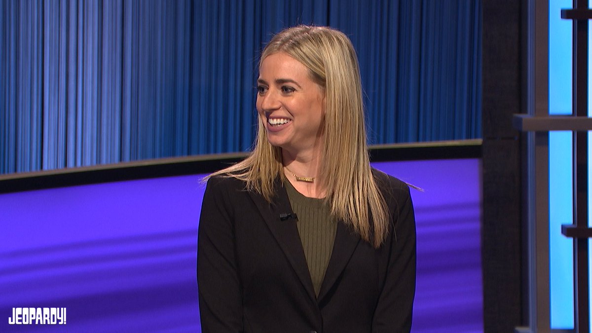 SPOILER ALERT: Sarah Palmer is playing TONIGHT on an all-new #Jeopardy!