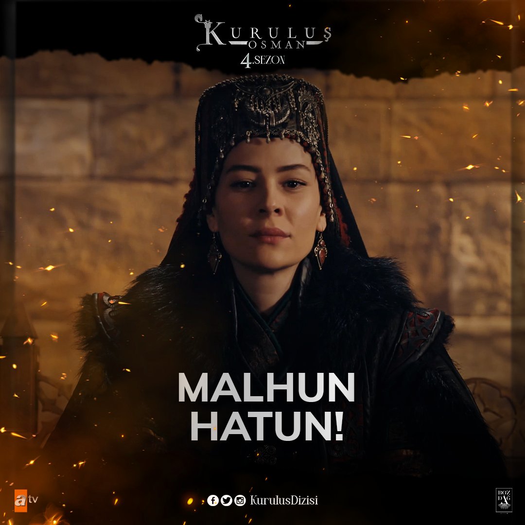 “Ben Umur Bey kızı, Osman Bey hatunu Malhun Hatun!” #MalhunHatun “I am Umur Bey’s daughter, Osman Bey’s wife Malhun Hatun!” #KuruluşOsman Bozdağ Film atv