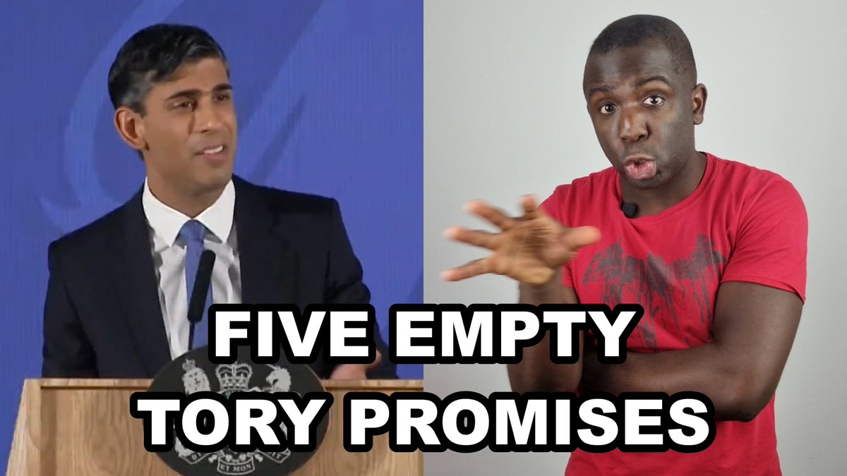 Today Rishi Sunak made 5 promises to deal with the Cost of Living Crisis & NHS Crisis. He's still lying to you...