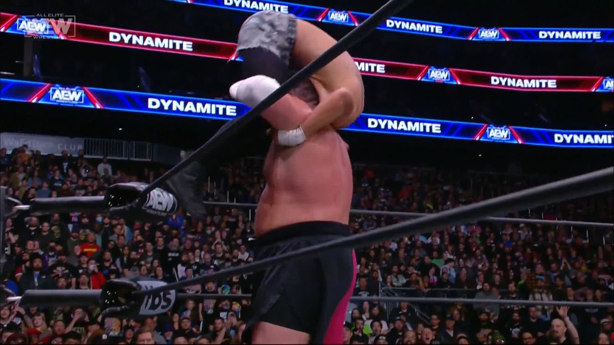 What a counter by DARBY ALLIN! Watch #AEWDynamite LIVE on TBS!