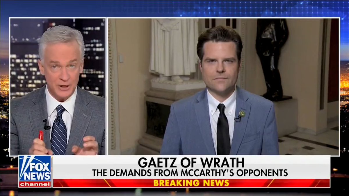 We’re not trying to dictate terms. We represent our constituents. Kevin McCarthy has no ideology. He’s a vessel through which lobbyists and special interests operate. My team are the people in Florida who sent me here to fight for them.