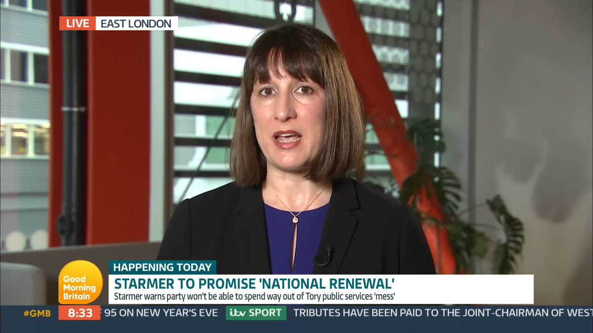 'If you were in power right now, would you give nurses a pay rise?' - Susanna Reid Shadow Chancellor Rachel Reeves says Labour would be sitting around a table ready to negotiate in order to find a settlement to avoid further strike action.