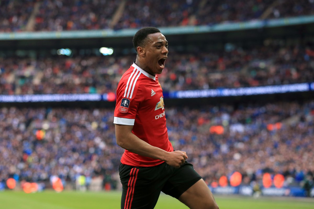 Anthony Martial has scored 7️⃣ times against Everton in his Manchester United career 💯 Look at the scenes after this one 🙌 Watch Man Utd 🆚 Everton on ITV1 Friday night