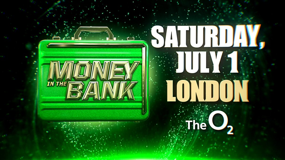 BREAKING: WWE Money in the Bank will take place at The O2 Arena in London on Saturday, July 1, as first reported by Daily Mail Sport! #MITB 👉